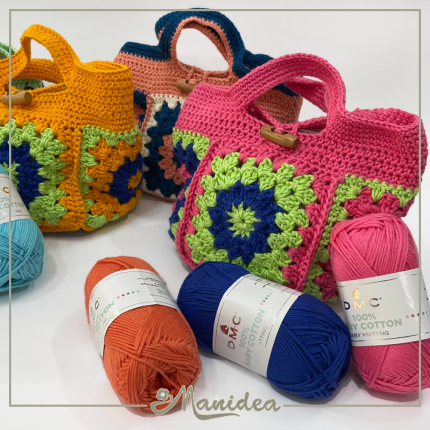 kit granny bag uncinetto