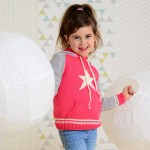 Pull cappuccio bambina - BASIC COTTON MONDIAL