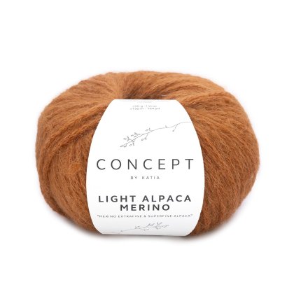 light alpaca merino katia 207 marrone