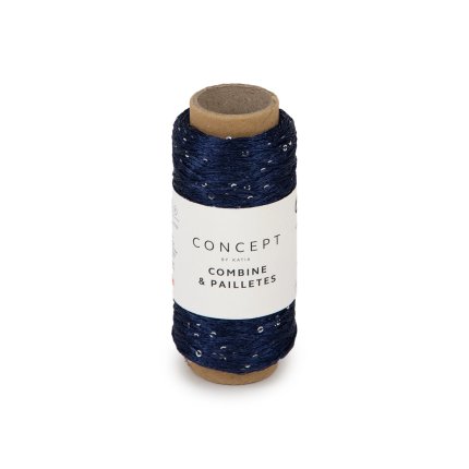 Concept Combine & Paillettes Katia 62 blu notte